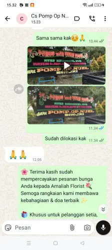 Testimonial Papan Bunga jakarta